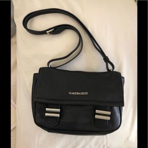 Claudia Ciuti  black leather bag